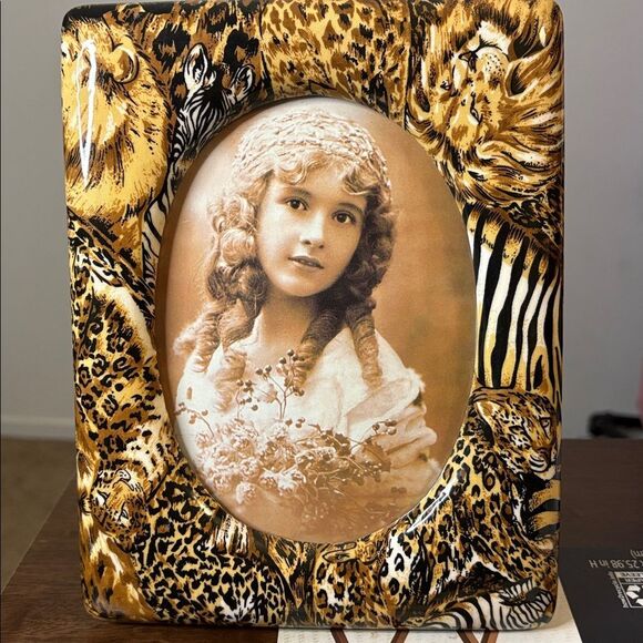 Vintage Animal Print Safari Theme 9” X 7” Photo Frame - Picture 8 of 8